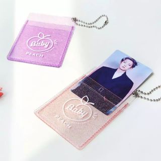 Card nhựa giữ thẻ và hình hàng chính hãng milkjoy ( chỉ còn tím)