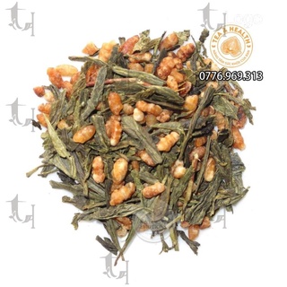 50GR Trà xanh gạo lứt genmaicha - được chia thành 10 gói nhỏ 1 lần dùng