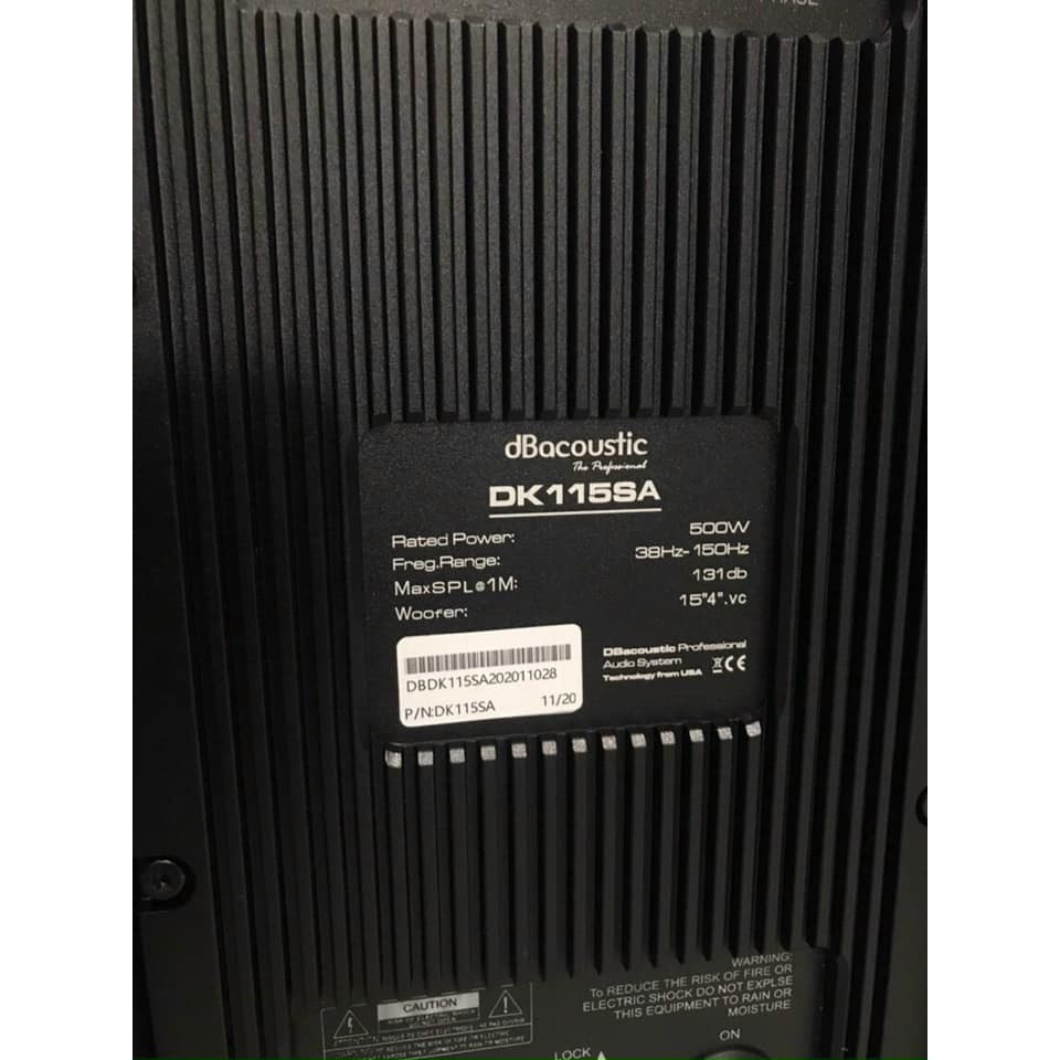 LOA SUB ACTIVE BASS 40 THƯƠNG HIỆU DB ACOUSTIC DK115SA NHẬP KHẨU CHÍNH HÃNG
