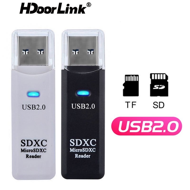 Đầu đọc thẻ nhớ HdoorLink USB3.0 2 trong 1 Micro SD TF 2.0 cho máy tính để bàn laptop