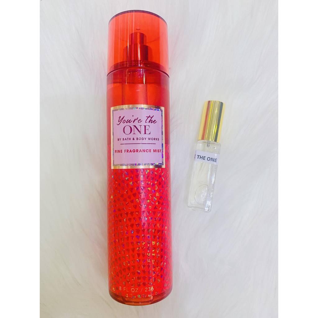 [ Auth] [ 10ml ] Xịt Thơm Toàn Thân Bath & Body Works You''re The One