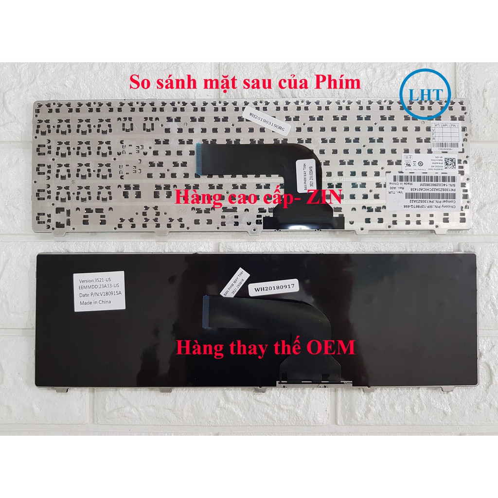 Keyboard/ Bàn Phím Laptop Dell 3521 3531 3537 5521 5537 Nhập Khẩu