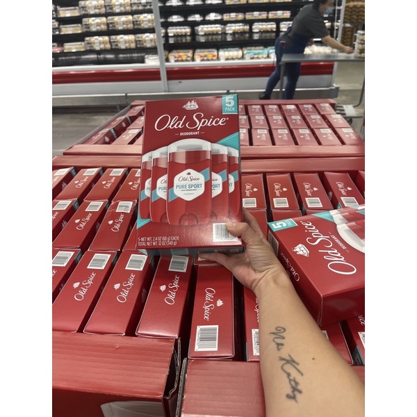 Lăn khử mùi nam Old Spice pure sport 68g -85g nhập Mỹ