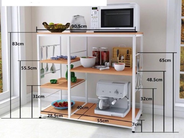Kệ 3 tầng để lò vi sóng đa năng