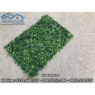 [Hàng Loại 1 Lá Dày] Thảm cỏ cải xoong nhân tạo trang trí sự kiện nhà cửa kích thước 60 x 40 cm