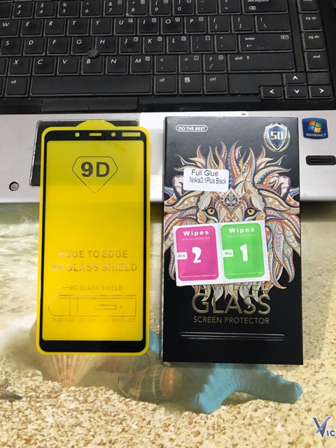 Kính cường lực 5D full màn Nokia 3.1 plus / Nokia x3