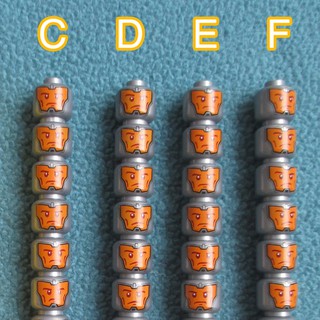 [1 Cái] LEGO Đầu Hiệp Sĩ Nexo Knights, Hàng Đan Mạch