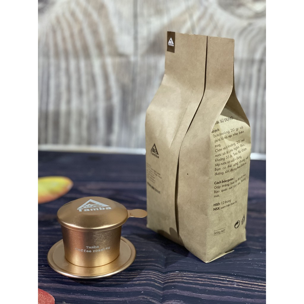 Cà phê bột Robusta R2 nguyên chất 100% - Dark Roast - Tamba Coffee