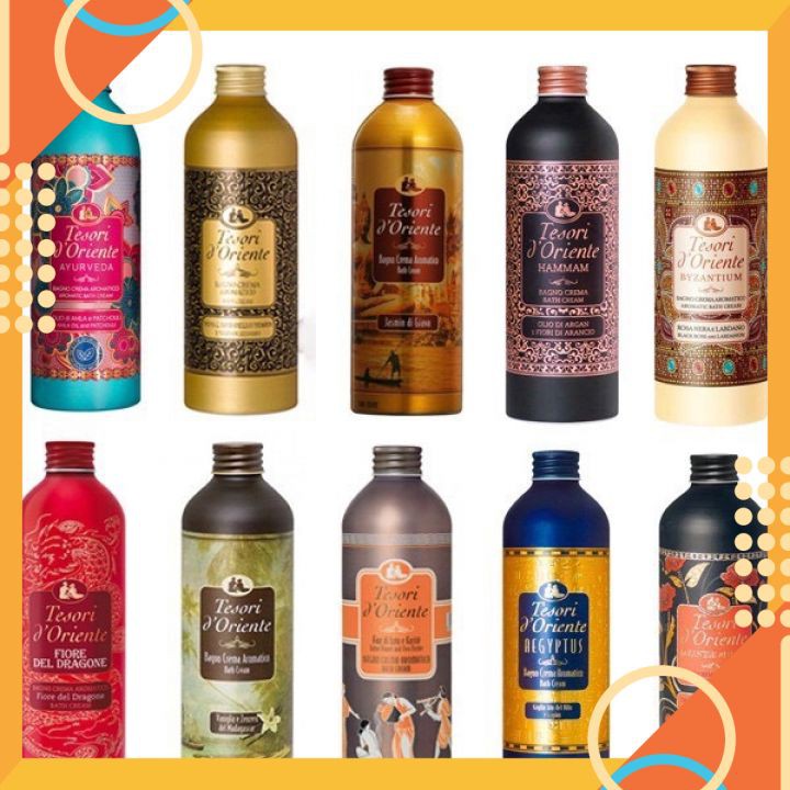 Sữa Tắm Ý Hương Nước Hoa Tesori D’Oriente Cao Cấp Italia / Chai 500ml [ CHÍNH HÃNG ] | BigBuy360 - bigbuy360.vn