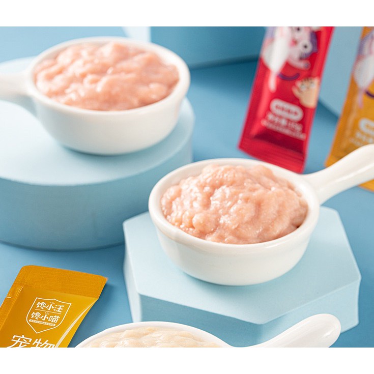[HÀ NỘI] Thức ăn ướt cho mèo súp thưởng Xiaowang 15g