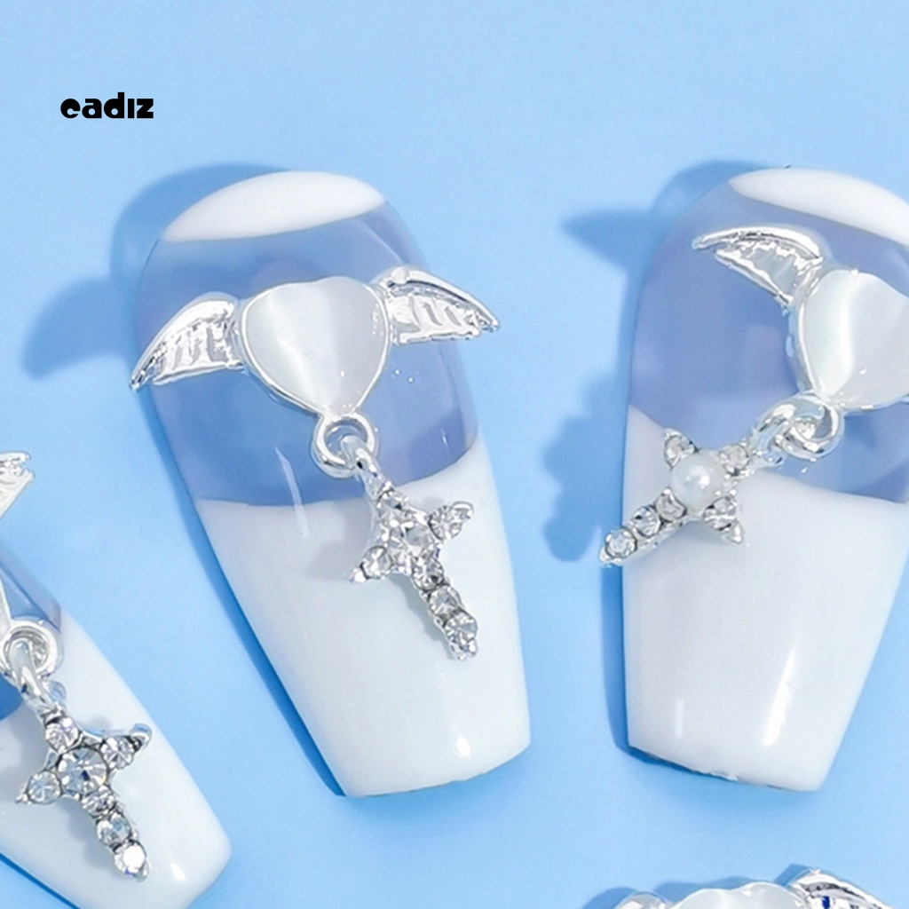 Phụ Kiện Đính Đá 3D Bằng Hợp Kim Không Phai Dùng Trang Trí Móng Tay