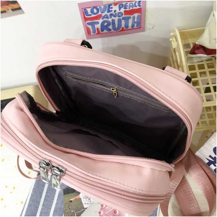 Ba Lô Nylon Đi Học Thiết Kế Hình Máy Chơi Game Dễ Thương Phong Cách Lolita 3 Chiều Cho Nữ