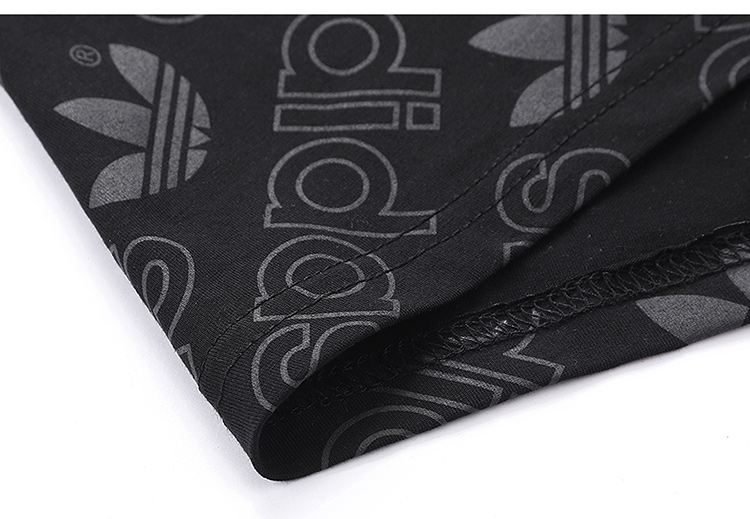 Adidas Fashion Full Print LOGO T-Shirt Couple Short Sleeve
