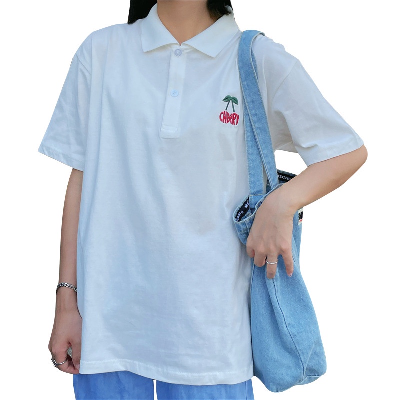 Áo Thun Polo Nam Nữ Form Rộng Chất Cotton Mềm Mát In Chữ Jerry Siêu Xinh Phong Cách Thời Thượng Lôi Cuốn TTQ0369
