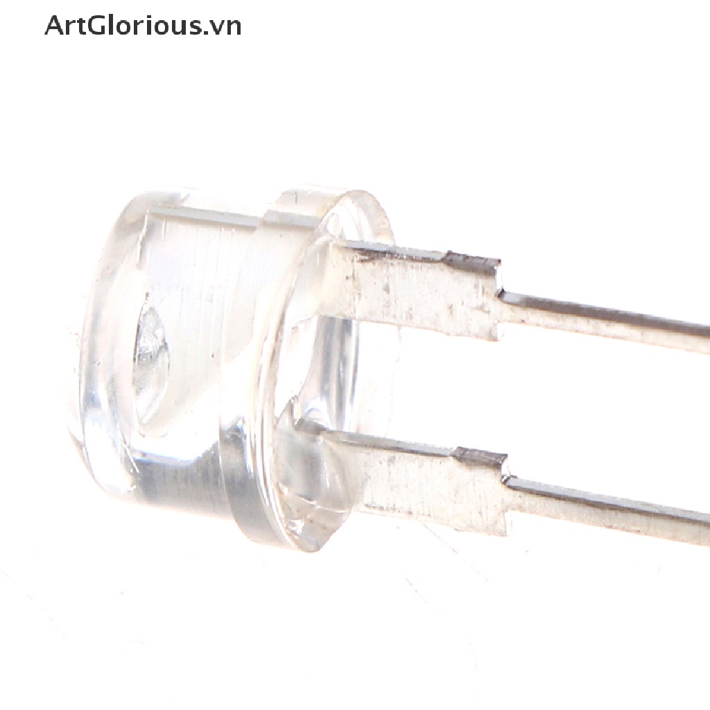 Bộ 10 Đèn LED Ánh Sáng Trắng 8mm 0.5W 3.0-3.2V