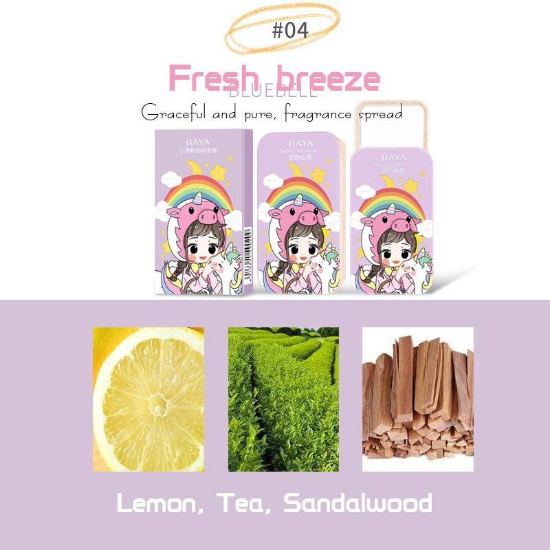 [Hàng mới về] Nước hoa khô mùi hương nhẹ nhàng lâu trôi chống mồ hôi cao cấp cho nam và nữ