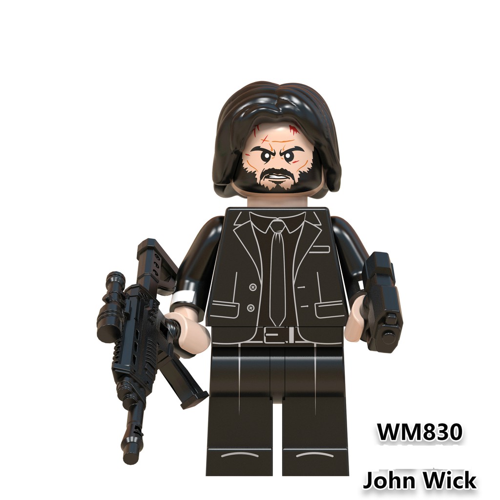 Minifigures Nhân Vật Sát Thủ John Wich WM830 Mẫu Mới Ra