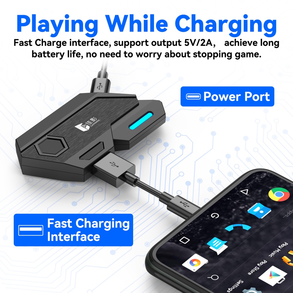 Gamwing Phối De/Ưu Tú Chuột Và Bàn Phím Đổi & Combo Dành Cho Điện Thoại Android Cloud1