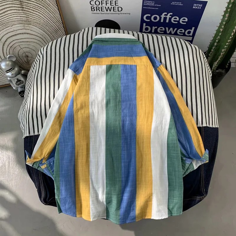 Áo Sơ Mi Tay Dài Phong Cách Âu Mỹ Thời Trang Cho Nam Giới Size M-5Xl | BigBuy360 - bigbuy360.vn