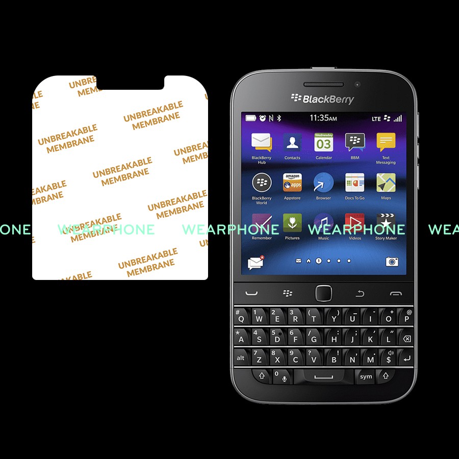 Miếng Dán Màn Hình Mặt Trước PPF Dành Cho Blackberry K1 / Key 1 / Keyone / Blackberry Q20 / Q20 Classic