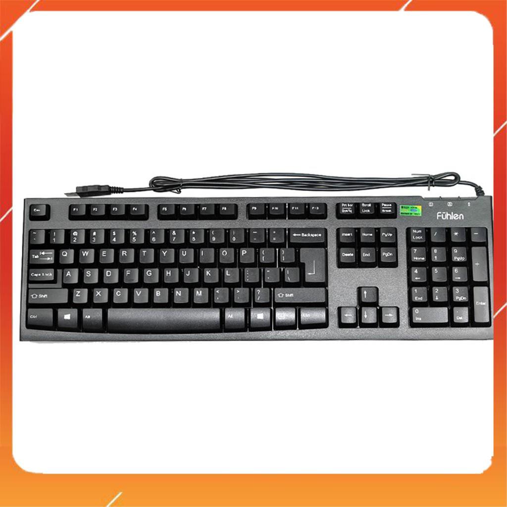[ HÀNG SIÊU CẤP ] Bàn phím fuhlen L411 dây USB - Màu đen - Tem Ninza Chính hãng - BH 24 tháng [ CHÍNH HÃNG ] | BigBuy360 - bigbuy360.vn