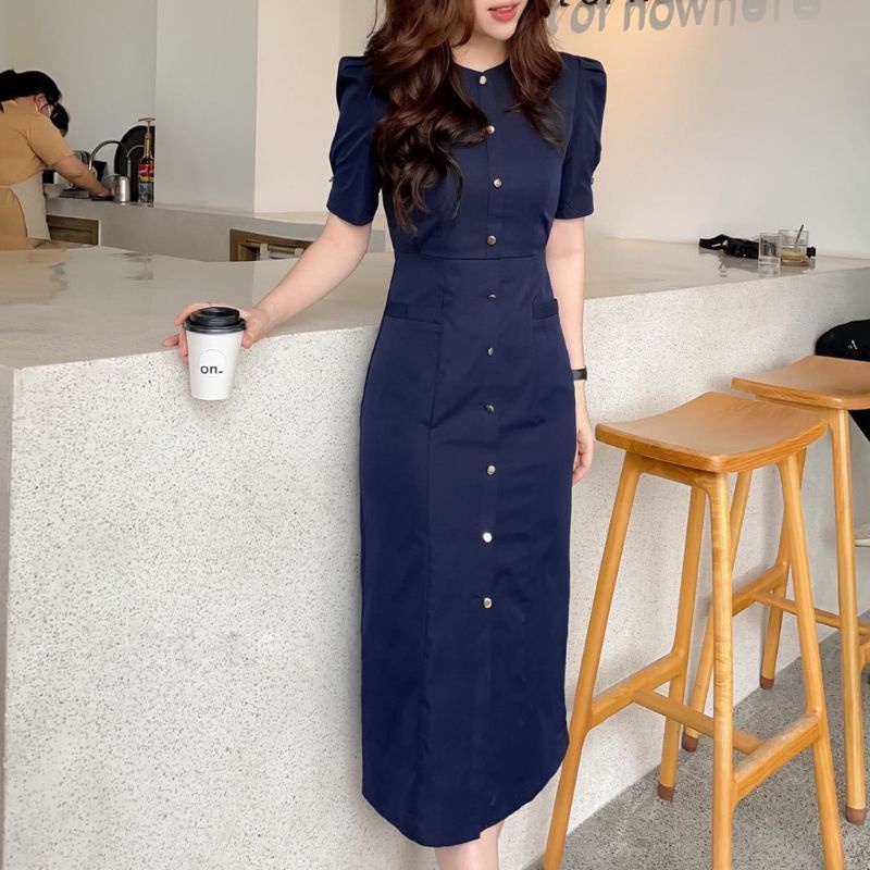 Đầm tiểu thư MiQu 02 sang chảnh, lịch sự chất liệu CAO CẤP mền mịn phù hợp dự tiệc, đi chơi