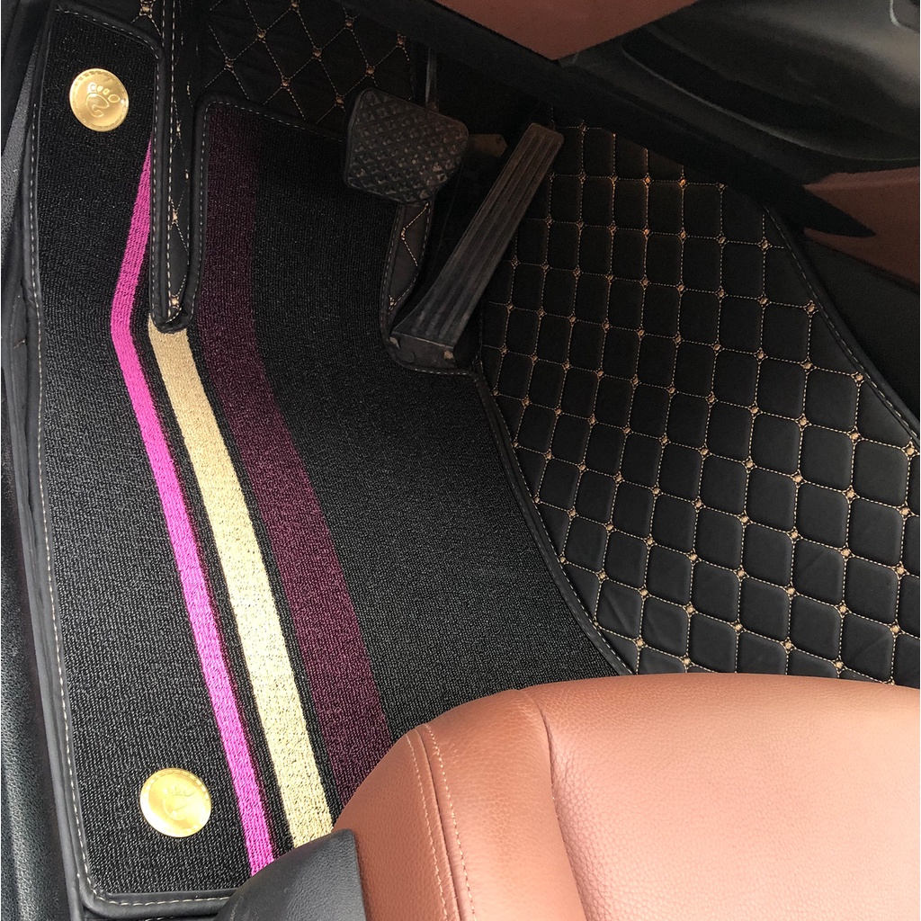 Thảm lót sàn ô tô 6D KIA SONET 2021-2022 chống nước, không mùi, phủ kín 90% sàn xe