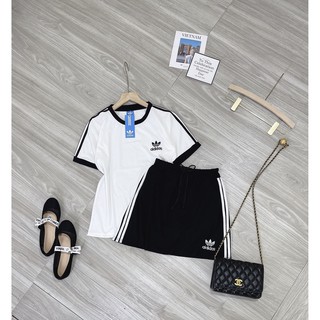 Set das váy sọc thể thao siêu cá tính - HY17