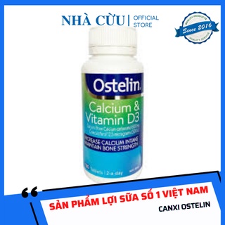 Viên uống bổ sung Canxi & Vitamin D3 Ostelin 130 viên - Úc