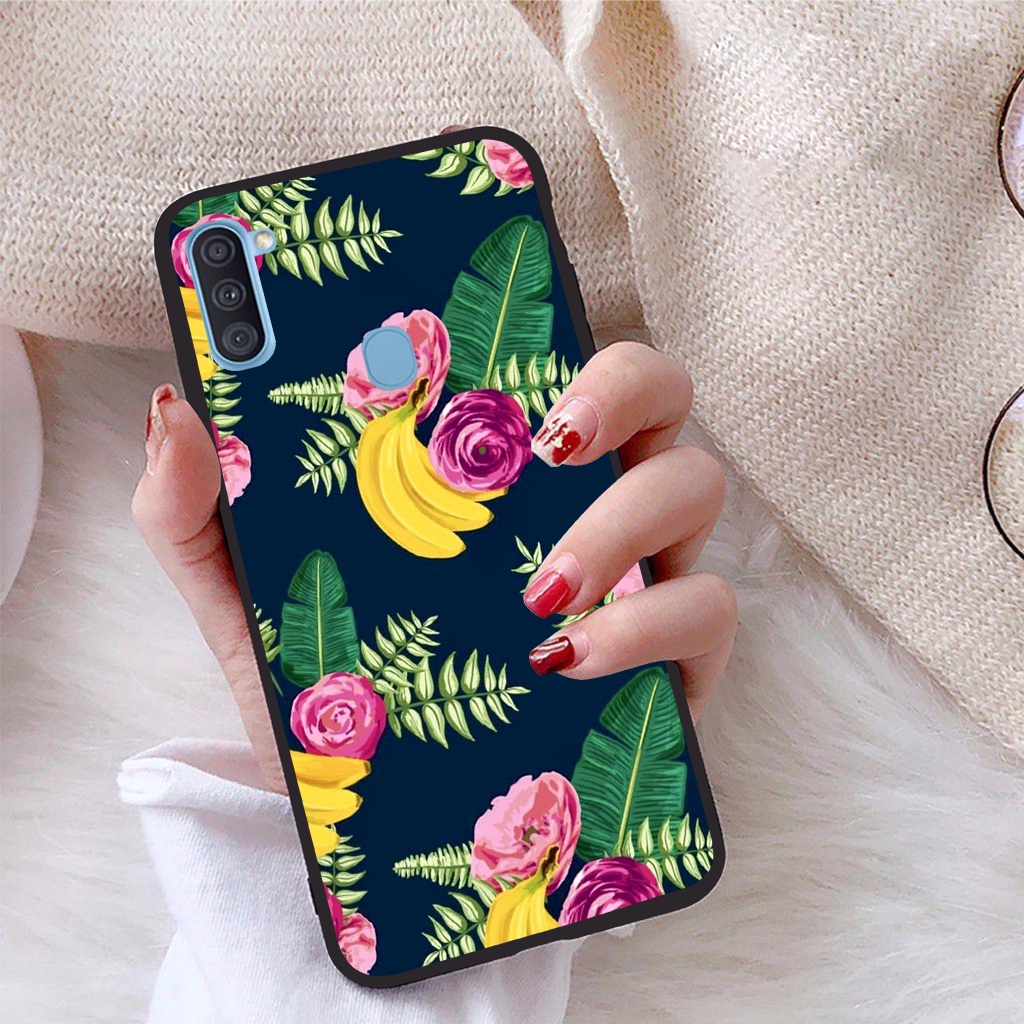 Ốp lưng Samsung Galaxy A11 viền dẻo TPU BST Hoạ Tiết Hoa