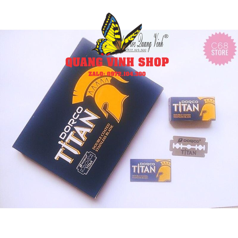 Vỉ 100 lưỡi siêu bén lam dorco titan
