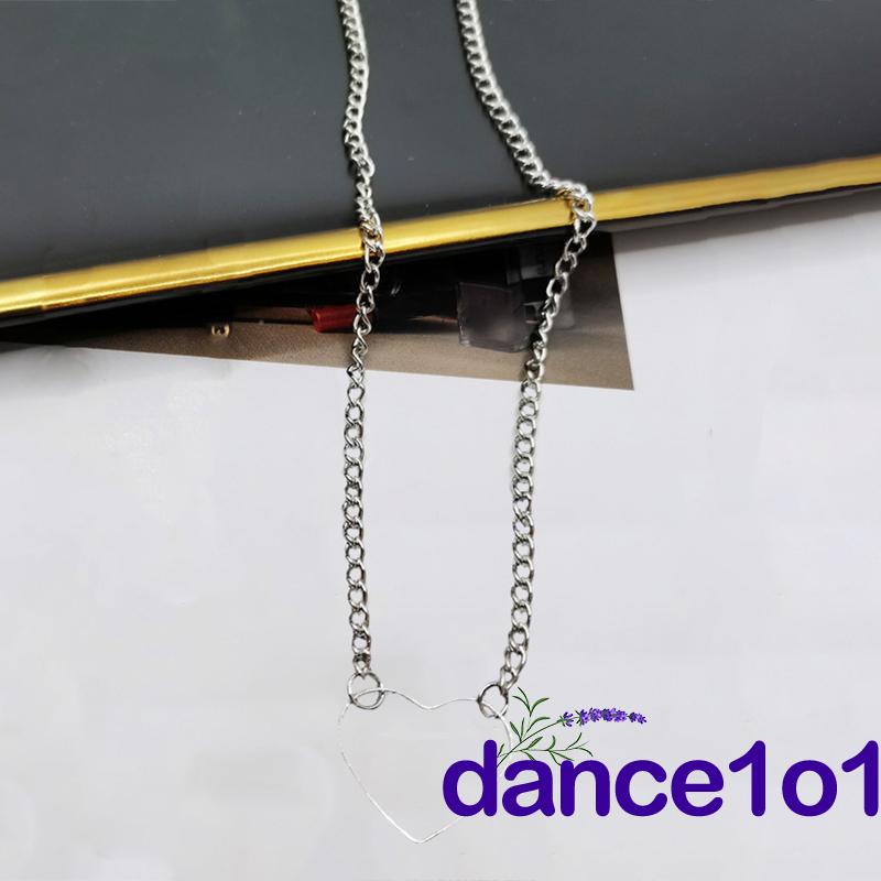 Vòng cổ mặt hình trái tim bằng hợp kim trọng lượng nhẹ cho nữ