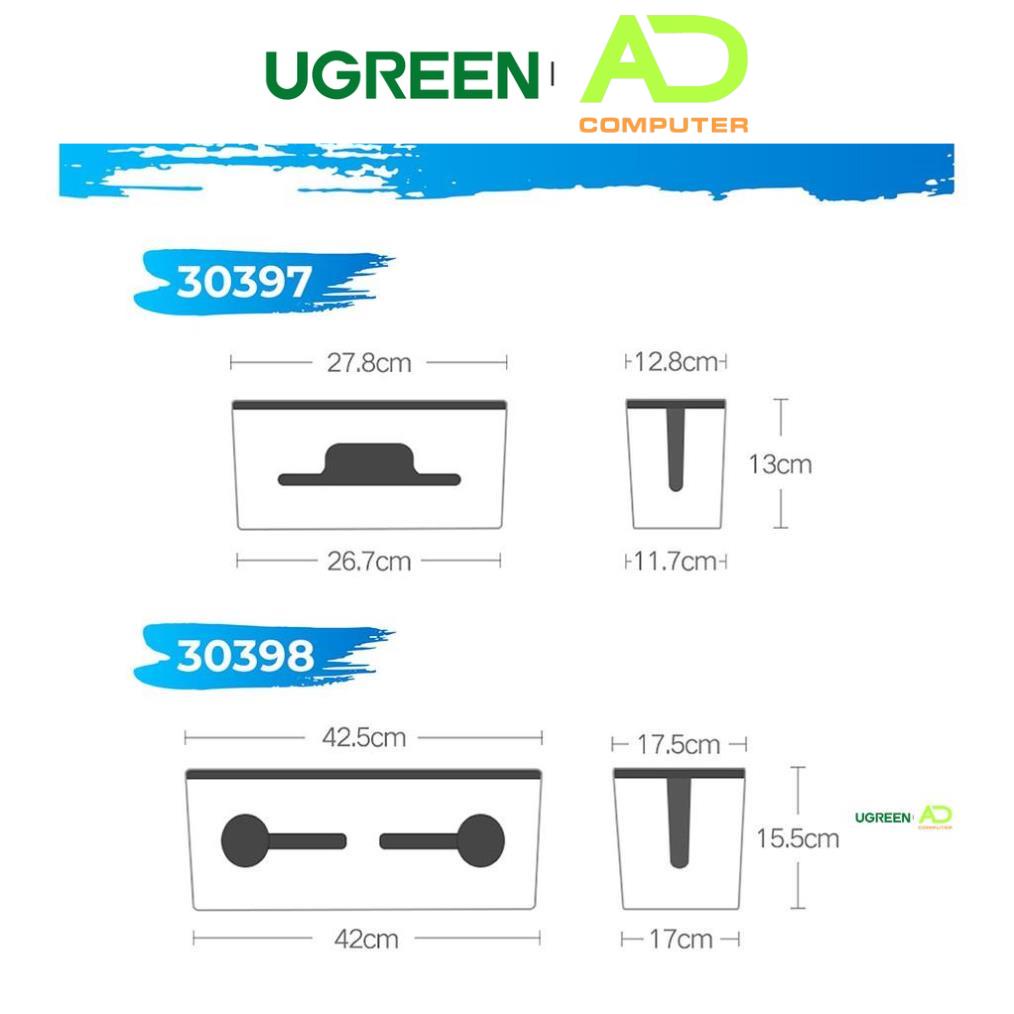 Hộp nhựa đựng ổ cắm điện UGREEN LP110 - Sắp xếp dây gọn gàng, bảo vệ an toàn cho trẻ em, nhựa ABS siêu bền và chống cháy