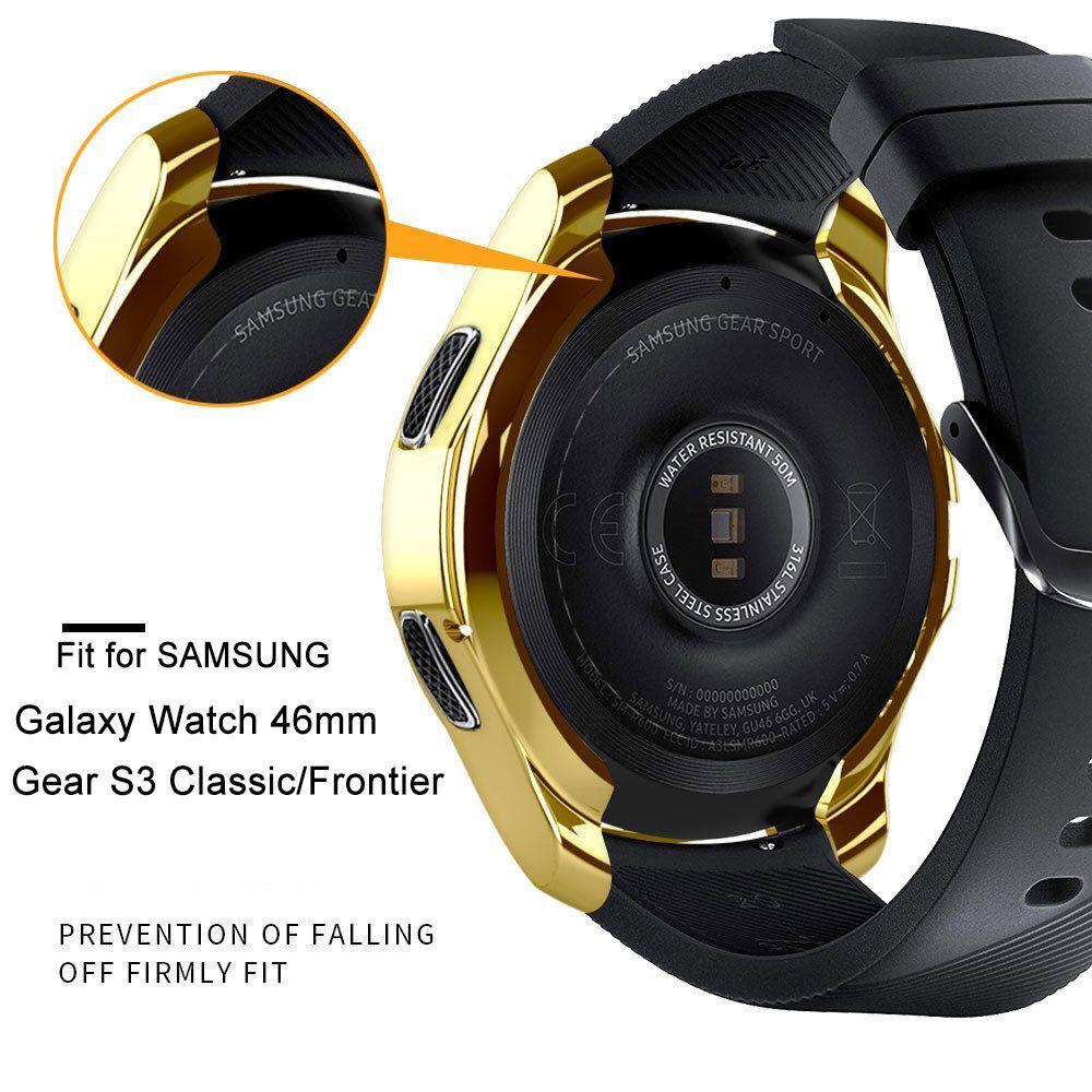 SUENIN Ốp TPU Silicon BảO Vệ Cho ĐồNg Hồ Samsung Gear S3 Galaxy Watch 46mm