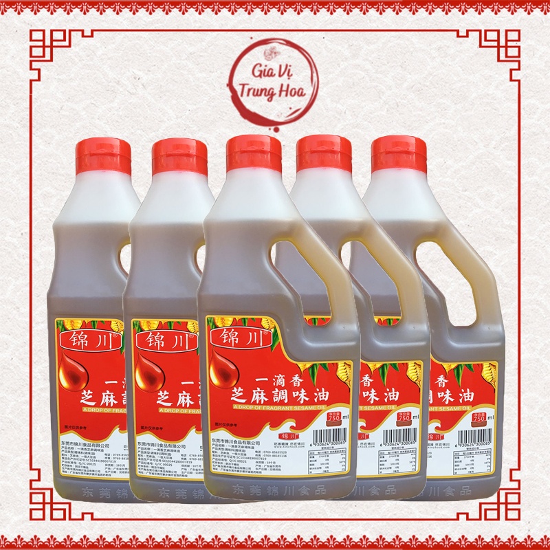 Dầu mè 750ml hãng JinChuan chuẩn vị Trung Hoa