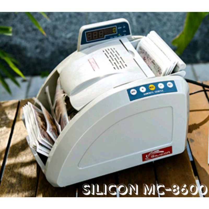 Máy đếm tiền Silicon MC 8600, công nghệ Mỹ, phát hiện tiền lẫn loại, tiền giả