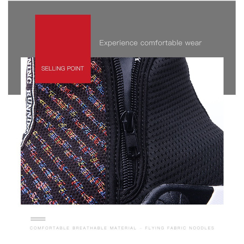 free Giày thể thao cổ cao đế dày thiết kế khóa kéo cá tính dành cho nam uy tín Uy Tín 2020 Az1 ◁ 1212 ? | BigBuy360 - bigbuy360.vn