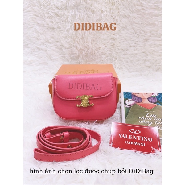 Túi xách nữ , Túi xách mini không vừa điện thoại có dây đeo chéo khoá cài dễ phối đồ DiDiBag