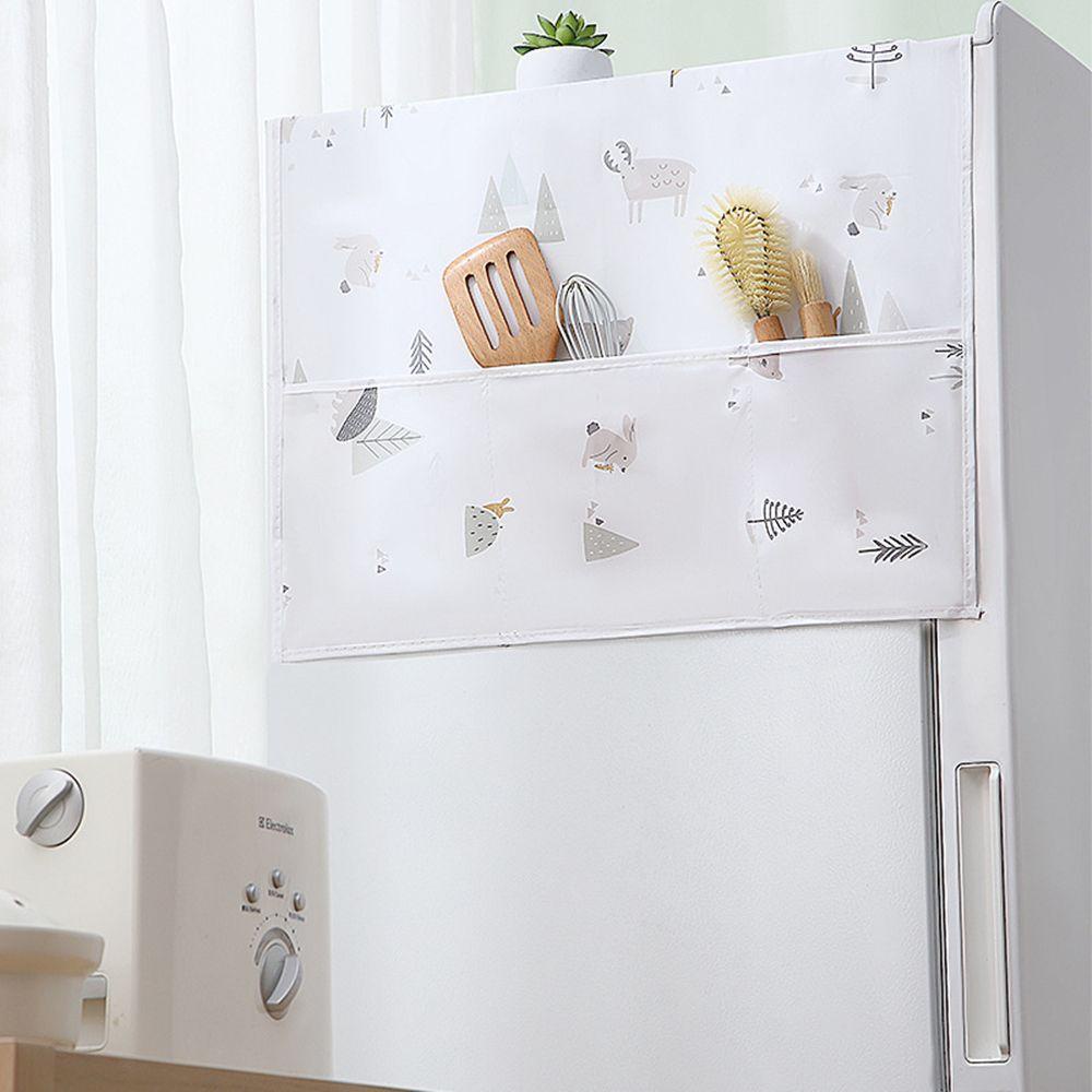 Tấm Phủ Tủ Lạnh Chống Bụi Tiện Dụng Cho Gia Đình|Tấm Vải Che Phủ Tủ Lạnh Đựng Đồ Tiện Dụng