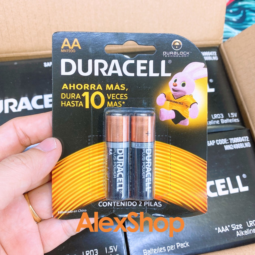 Vỉ Giấy 4 Viên Pin tiểu Duracell AA/AAA LR6/LR3 Siêu Pin Alkaline 1.5V x10 Sức
