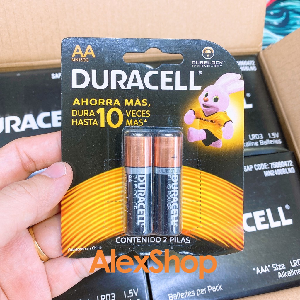 [Vỉ Giấy 2/4 Viên] Pin tiểu Duracell AA/AAA LR6/LR3 Siêu Pin Alkaline 1.5V x10 Sức Mạnh