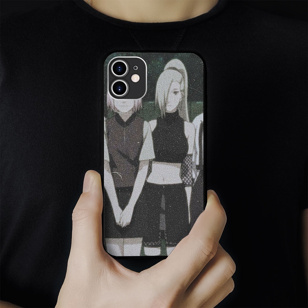 Ốp Lưng sakura và Ino bức ảnh cũ cho iphone 6 - iphone 13 NARUPOD20210119