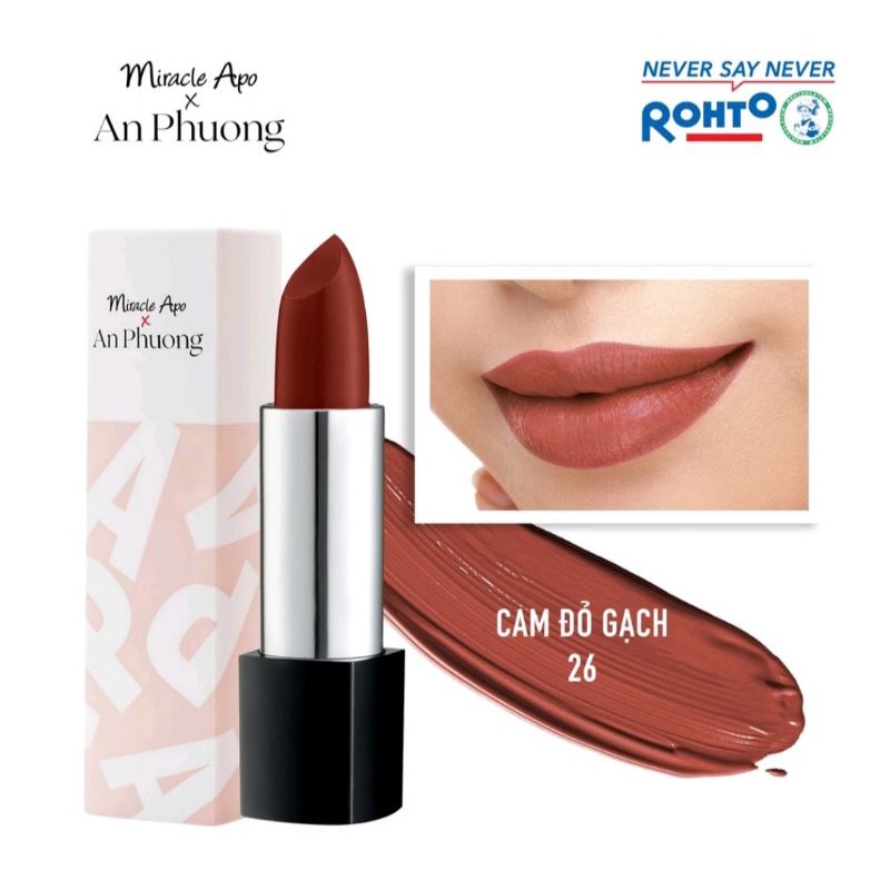 Hộp quà son thỏi Miracle Apo x An Phương Holiday Collection Lipstick 4g x 3