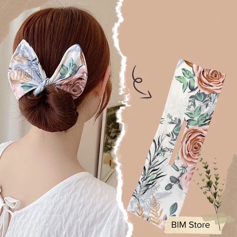 Thanh quấn, dụng cụ hỗ trợ búi tóc củ tỏi nơ lưng phong cách Pháp