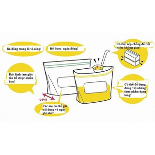 Túi Zip Bảo Quản Thực Phẩm Nhập Khẩu Nhật Bản