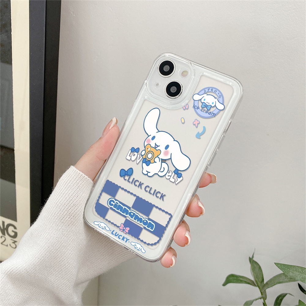 Ốp Điện Thoại Trong Suốt In Hình Cinnamoroll / Không Gian Cho iPhone 13 12 11 X XS Pro Max XR 7 8 Plus