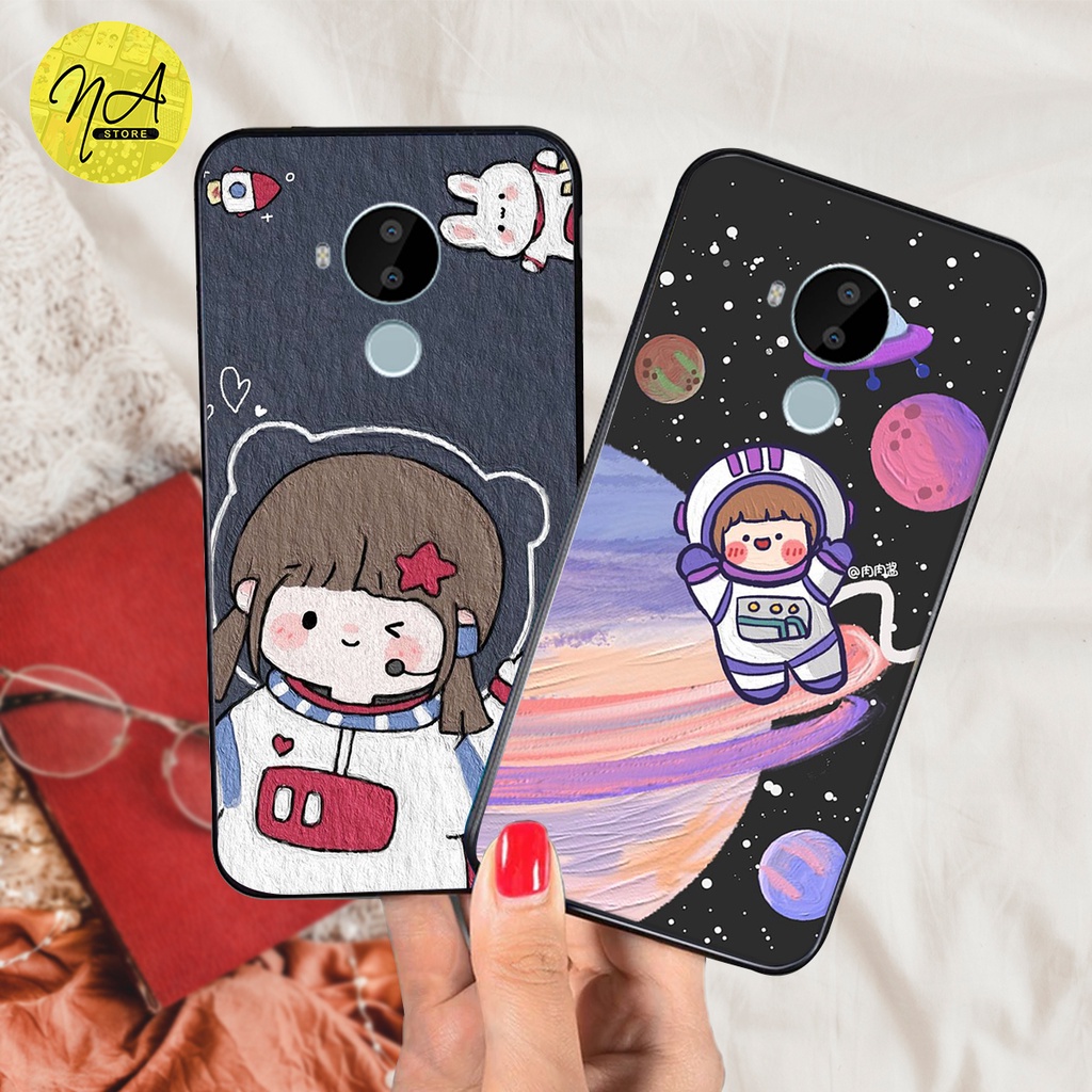 Ốp lưng Nokia Nokia 3.4 - Nokia C20 - Nokia C30 - Nokia G10 nhà du hành phi hành gia cực cute
