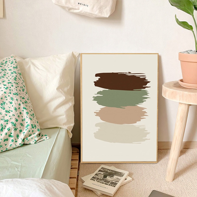 Tranh Vẽ Trừu Tượng Chống Thấm Nước Trang Trí Phòng Khách Phong Cách Bắc Âu