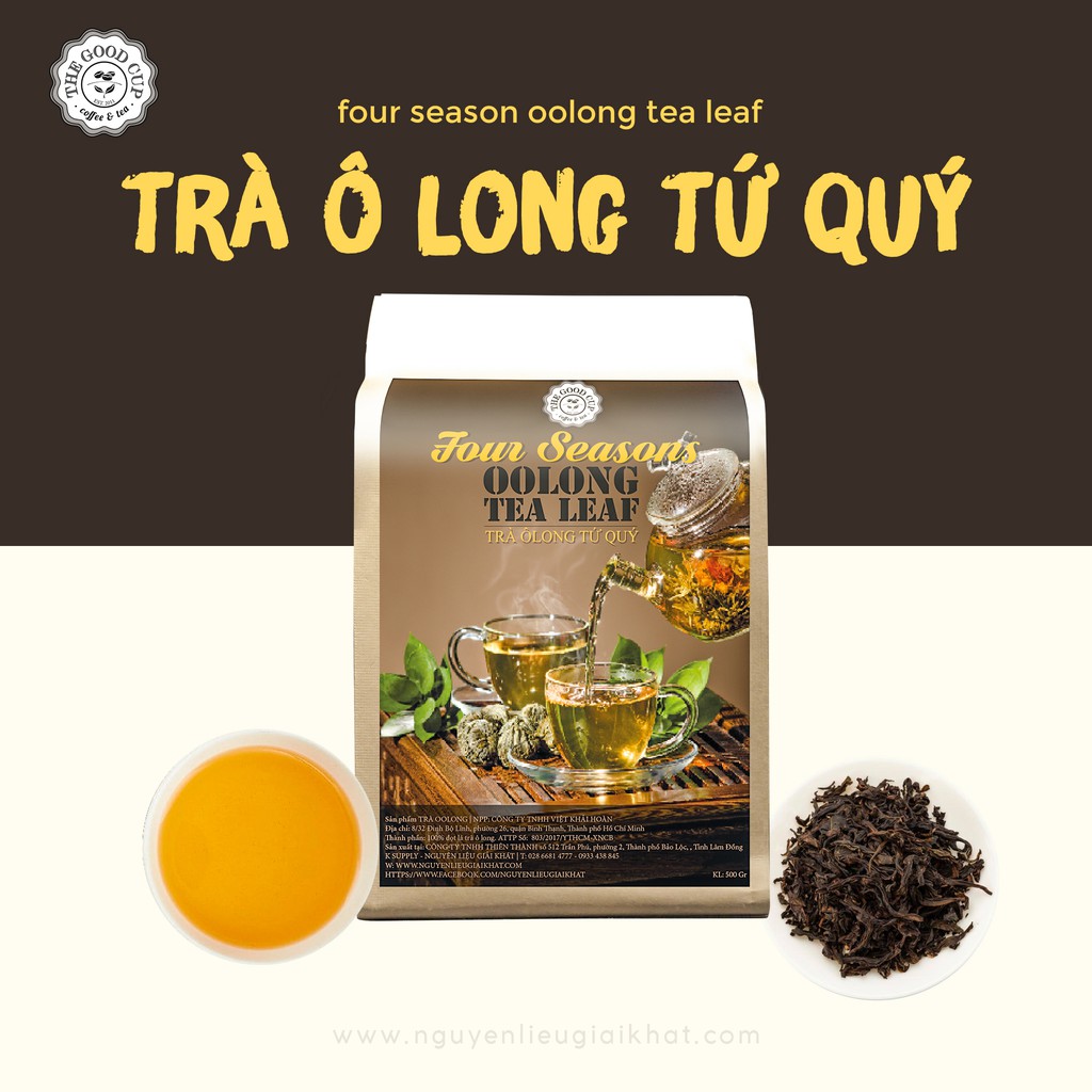 Trà Ô Long Tứ Quý - Oolong Four Seasons