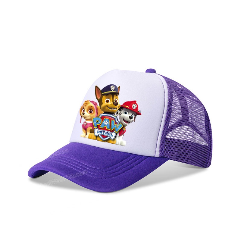 Nón Lưỡi Trai Thoáng Khí In Hình Paw Patrol Thời Trang Mùa Hè Cho Bé